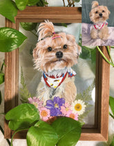 Custom Glass Pet Portrait - LUSEONS