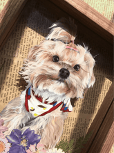 Custom Glass Pet Portrait - LUSEONS